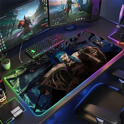 Tapis de souris RGB "Jinx & Silco" Tapis de souris RGB "Jinx & Silco"