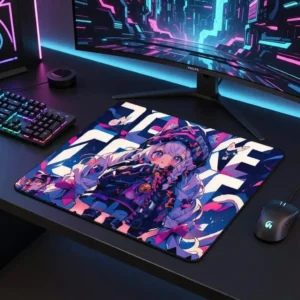 Tapis de souris gaming - Neon Tech Guardian