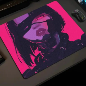 Tapis de souris gaming - Cyberpunk Cybergirl