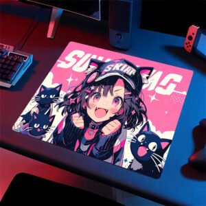 Tapis-souris-Esport-Cyber-Pixel-Girl Tapis-souris-Esport-Cyber-Pixel-Girl