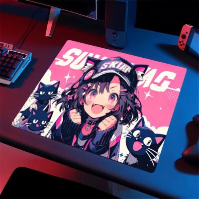 Tapis-souris-Esport-Cyber-Pixel-Girl