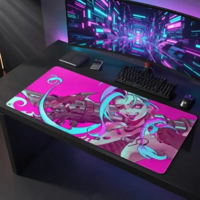 Tapis de souris RGB "Psycho Jinx Pink" Tapis de souris RGB "Psycho Jinx Pink"