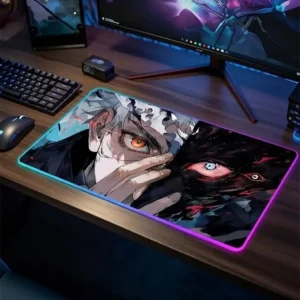 Tapis de souris RGB "Gojo et Ryomen Sukuna"