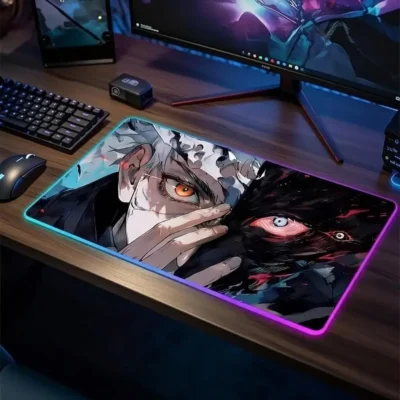Tapis de souris RGB "Gojo et Ryomen Sukuna" Tapis de souris RGB "Gojo et Ryomen Sukuna"