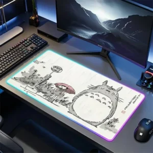 Tapis de souris RGB "Arrêt Totoro"