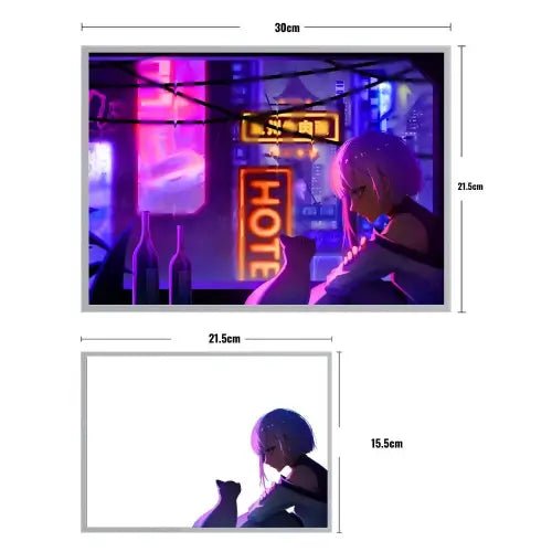 tableau-lumineux-led-lucyna-dimension Tableau Lumineux LED Lucyna - Pixel - Deco - tableau