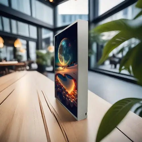 tableau-lumineux-led-lune-de-coeur-biais Tableau Lumineux LED Lune de Coeur - Pixel - Deco - tableau