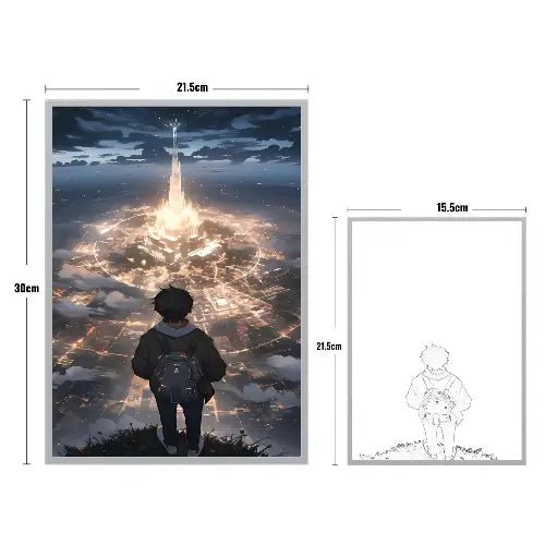 tableau-lumineux-led-vision-urbaine-dimension Tableau Lumineux LED vision urbaine - Pixel - Deco - tableau