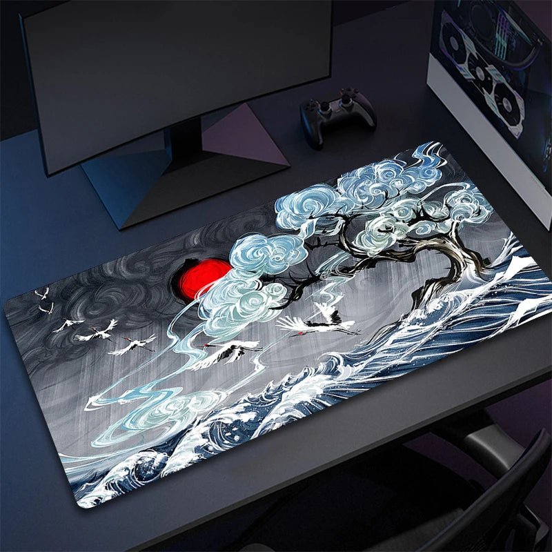 Tapis de souris Soleil Levant - Pixel - Deco - tapis