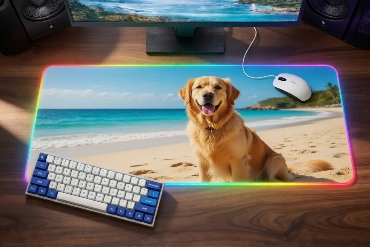 Tapis de souris personnalisé avec photo personnelle