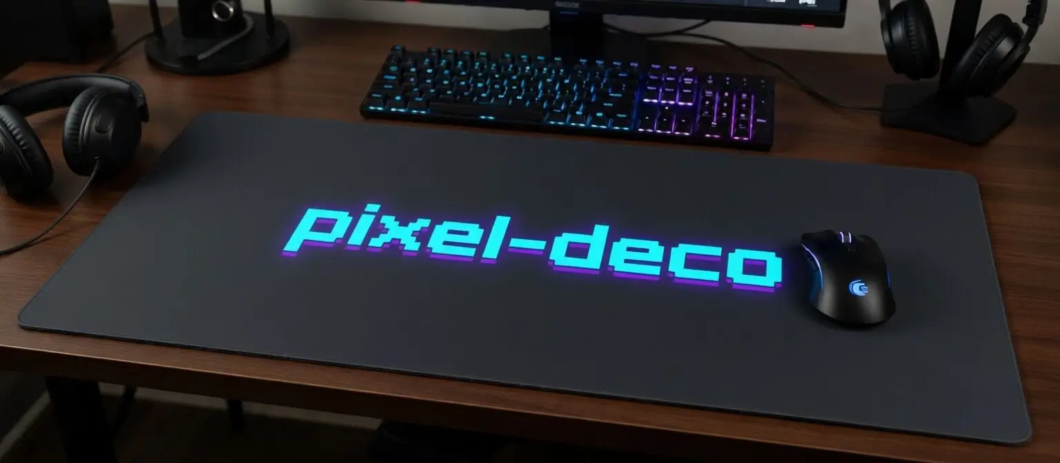 Tapis de souris personnalisé avec prénom ou texte