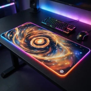 Tapis de souris RGB Spirale Cosmique