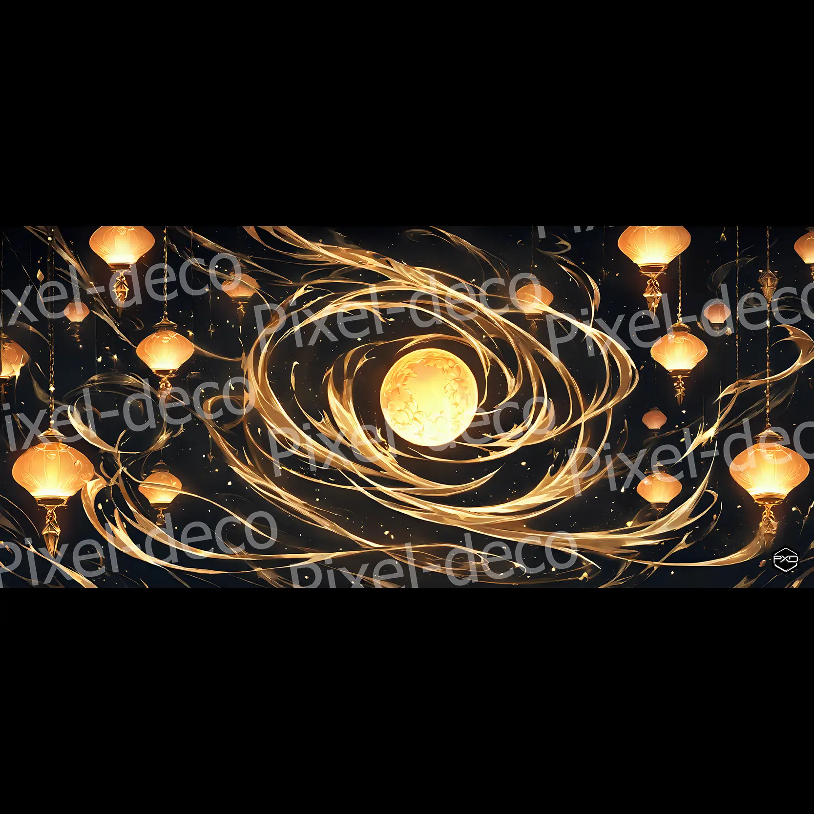 Tapis de souris XXL Veille Astrale zoom