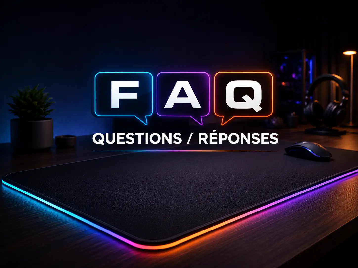Question réponses sur les tapis de souris